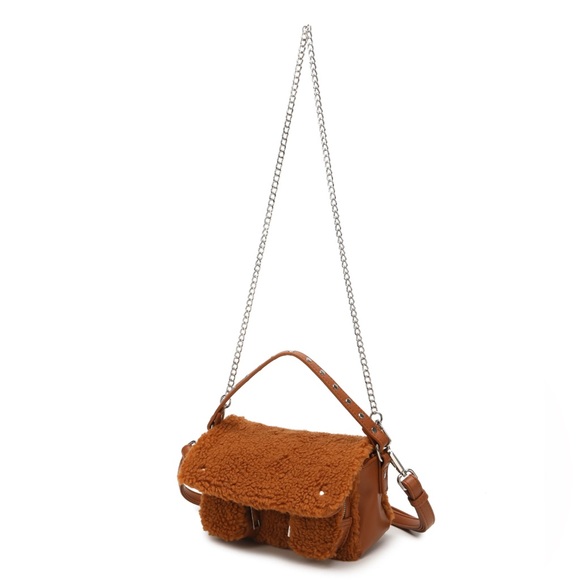 NEW NUNOO Small Teddy Camel Vegan Bag. - Picture 2 of 5